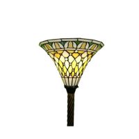 Tiffany Style White Jewel Lamp T12043TGRA