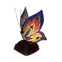 Tiffany Style Yellow Butterfly Accent Lamp TN09218-D213