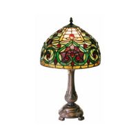 Tiffany-style Jeweled Petite Table Lamp 1669-MB163