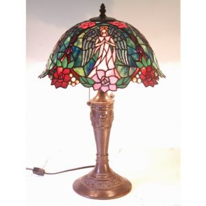 Tiffany Style Angel Table Lamp 2856-BB656