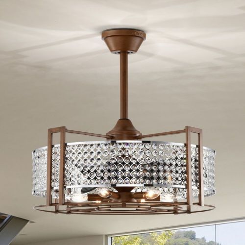 Jovanni 24" 6-Light Indoor Brown Finish Ceiling Fan DY01Y01IC