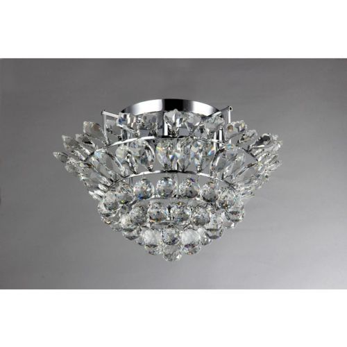 Queen 4-Light Chrome Crystal Pendant RL1034