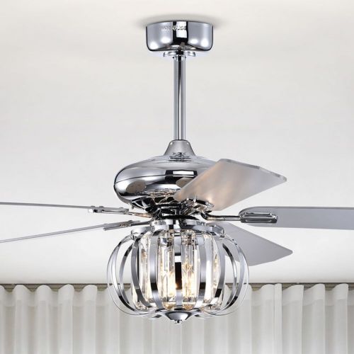 Tamaya 52" 3-Light Indoor Chrome Finish Chandelier AW01W09CR