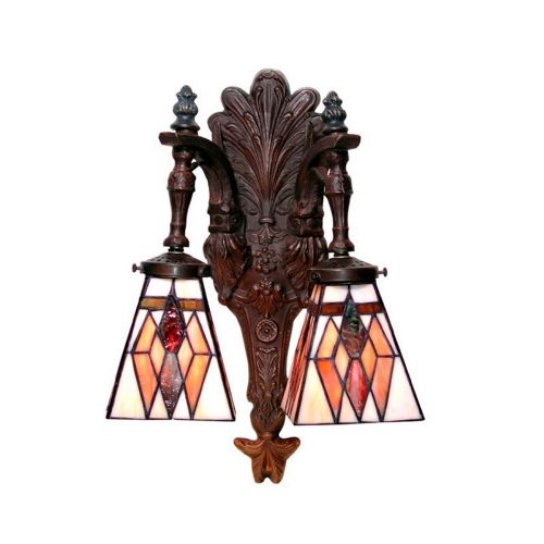 Tiffany Style Double Wall Sconce 289-X2-BB359