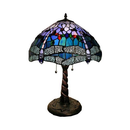 Tiffany Style Dragonfly Lamp WHT008