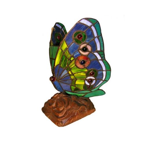 Tiffany Style Green Butterfly Table Lamp TU3022