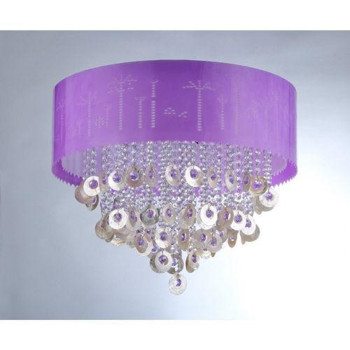 Violet Crystal Chandelier RL1035