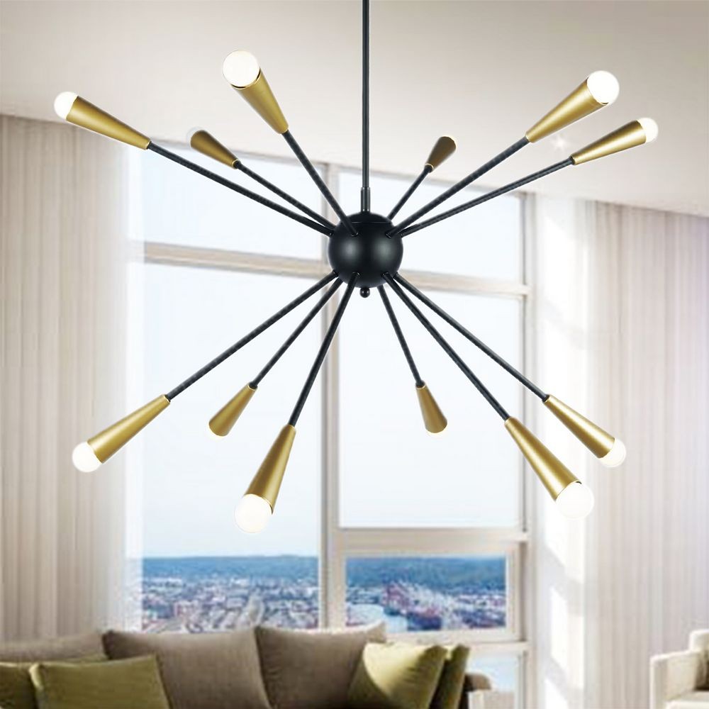 Kanmee 38 2" 12-Light and Finish Chandelier