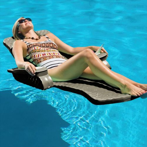 Folding Baja II Pool Float Lounge - Bronze SS65701-18