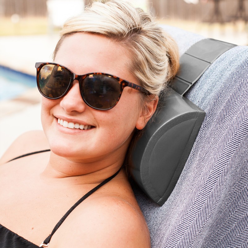 Supersoft Weighted Spa & Bath Pillow Gray SS8510510 CozyDays