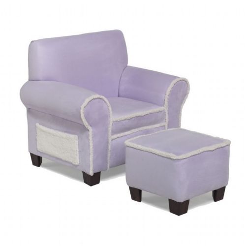 Club Chair and Ottoman Lavender 44237