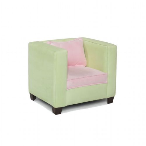 Modern Kids Chair Lime with Pink 44010