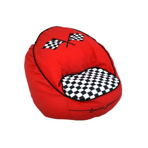 Race Car Bean Chair Red 60014