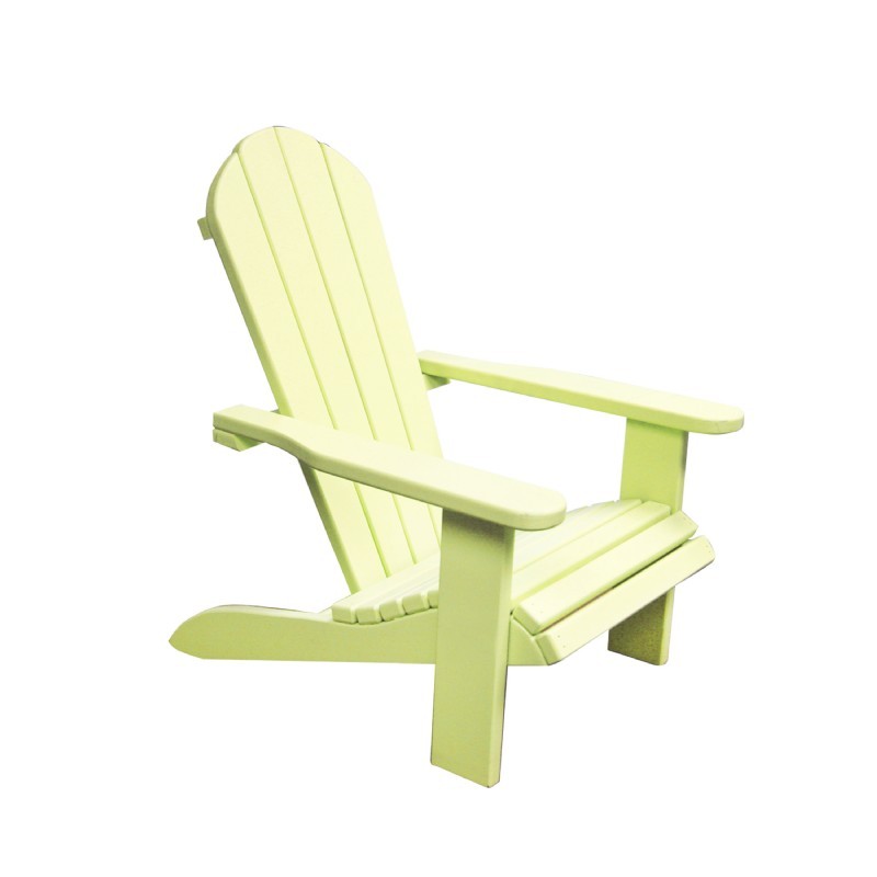 Kids Wooden Outdoor Chair Yellow 11105 CozyDays