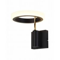 Aerial 9" Contemporary Hardwired LED Wall Sconce in Weathered Brass 3011627BR