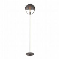 Saturnia Modern Design Floor Lamp, Smoked Glass, Gunmetal 2012350GM