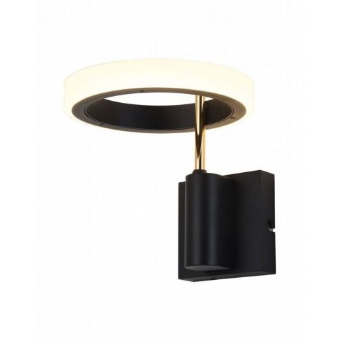 Aerial 9" Contemporary Hardwired LED Wall Sconce in Weathered Brass 3011627BR