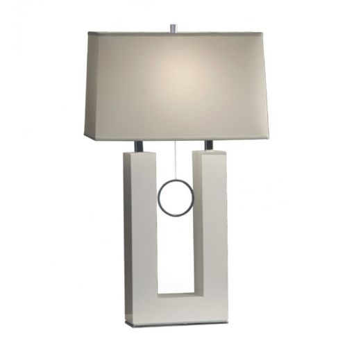 Earring Standing Table Lamp-White 11638