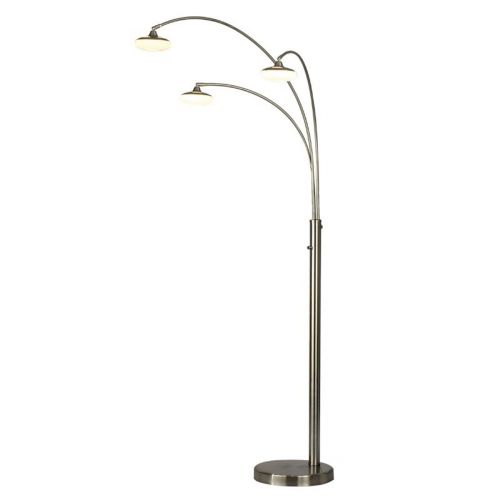 Glass 3 Light Arc Lamp 4242