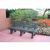 Central Park Recycled Plastic Park Bench 6 Feet FF-PB6-CP #2
