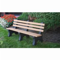 Comfort Park Avenue Recycled Plastic Park Bench 6 Feet FF-PB6-CPA