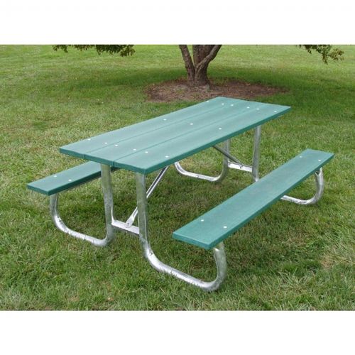 Galvanized Frame Picnic Bench and Table 6 Feet FF-PB6-GFPIC