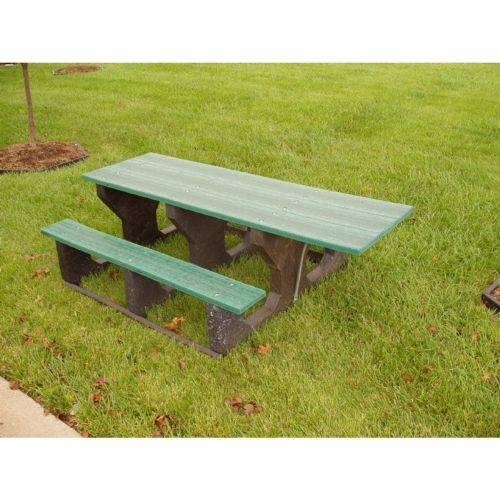 Recycled Plastic Picnic Bench and Table 6 Feet- ADA FF-PB6-PICADA