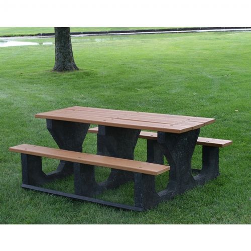 Recycled Plastic Picnic Bench and Table 6 Feet FF-PB6-PIC