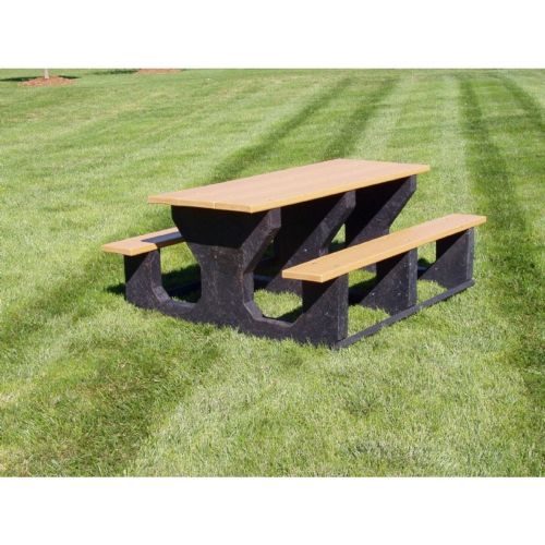 Recycled Plastic Picnic Bench and Table 8 Feet FF-PB8-PIC