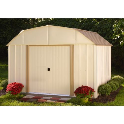 Arrow Lexington 10 ft. × 8 ft. Steel Storage Shed LX108-A | CozyDays