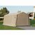 Auto Shelter, 1-3/8" 5-Rib Peak Style Frame, Sandstone Cover 10x20 Portable Garage 62680 #4