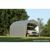 Barn Style Storage Shelter, 2" Frame, Gray Cover 12 × 20 × 9 ft. 97053 #4