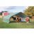 Peak Style Run In/Hay Storage Shelter, Green Cover 22x20x10 58432 #4