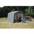 Peak Style Storage Shed, 1-3/8" Frame, Gray Cover 10×10×8 70333 #2
