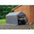 Peak Style Storage Shed, 1-3/8" Frame, Gray Cover 6×10×6'6" 70403 #4