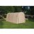 Round Style Auto Shelter, 1-3/8" 4-Rib Frame, Sandstone Cover 10 × 15 × 8 ft. 62689 #2