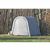 Round Style Storage Shelter, 1-5/8" Frame, Gray Cover 10 × 16 × 8 ft. 77823 #2