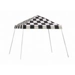 10x10 SL Pop-up Canopy, Checkered Flag Cover, Black Roller Bag 22776