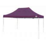 10 × 20 ST Pop-up Canopy, Purple Cover, Black Roller Bag 22705