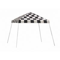10x10 SL Pop-up Canopy, Checkered Flag Cover, Black Roller Bag 22776