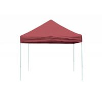 10x10 ST Pop-up Canopy, Red Cover, Black Roller Bag 22561