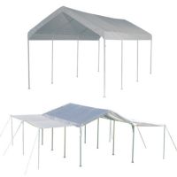 Canopy, 1-3/8" 8-Leg Frame, White Cover, Extension Kit 10 × 20 23530
