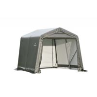 Peak Style Storage Shelter, 1-5/8" Frame, Gray Cover 8 × 8 × 8 ft. 71802