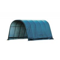 Round Style Run-In Shelter, Green Cover 12x20x10 51351