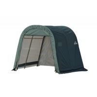 Round Style Storage Shelter, 1-5/8" Frame, Green Cover 8 × 8 × 8 ft. 76804