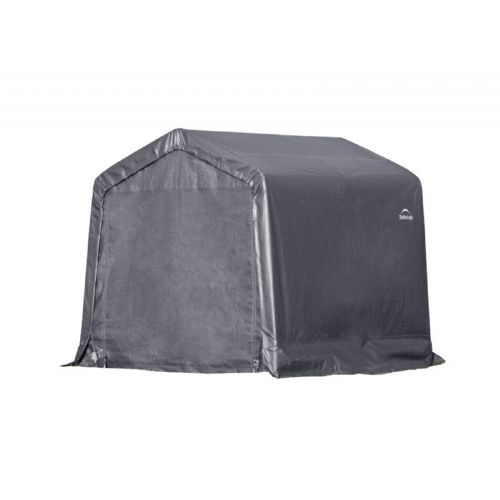 Peak Style Storage Shed, 1-3/8" Frame, Gray Cover 8 × 8 × 8 70423