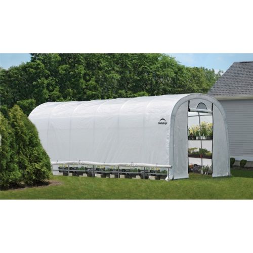 Round Style Greenhouse with Side Vents 12 × 24 × 8 70593