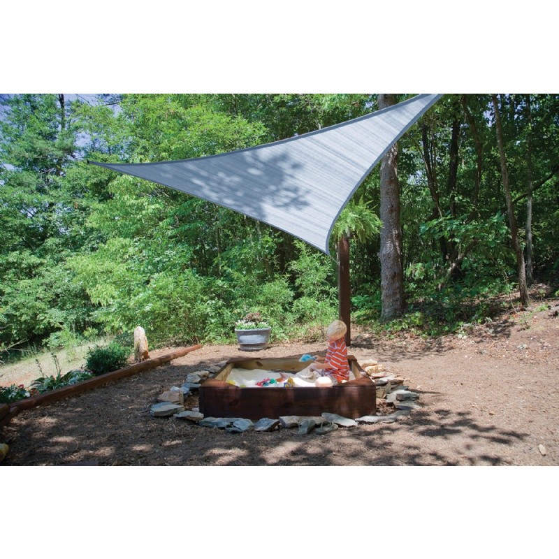 Triangle Shade Sail Sea Blue 230 gsm 16 ft. 25734 CozyDays