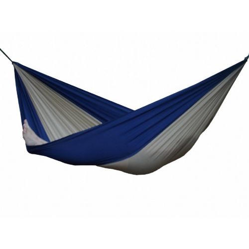 Parachute Nylon Hammock - Double (Beige/Navy) PAR24