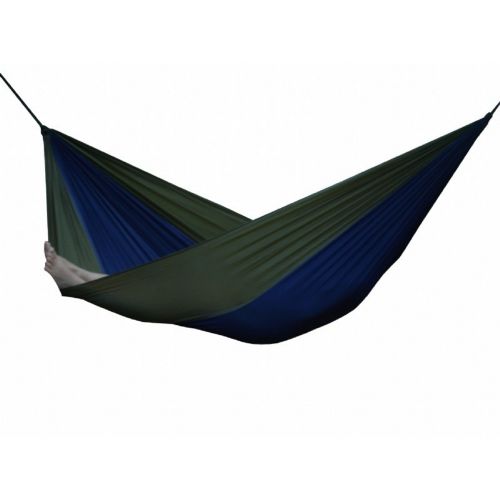 Parachute Nylon Hammock - Double (Navy/Olive) PAR21